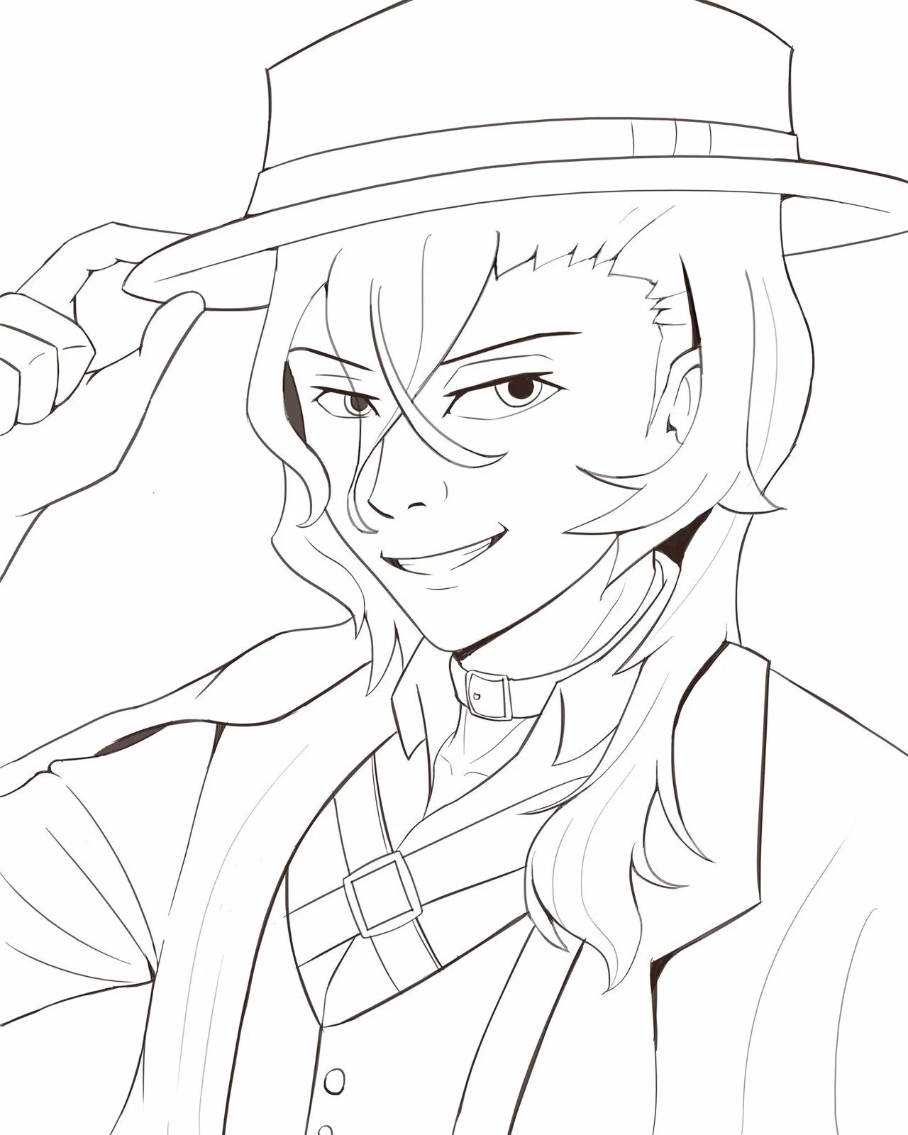 Chuuya Coloring Pages