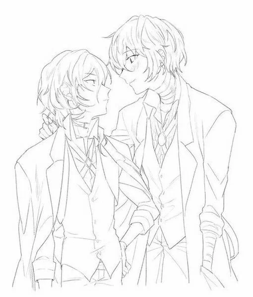 Chuuya Coloring Pages