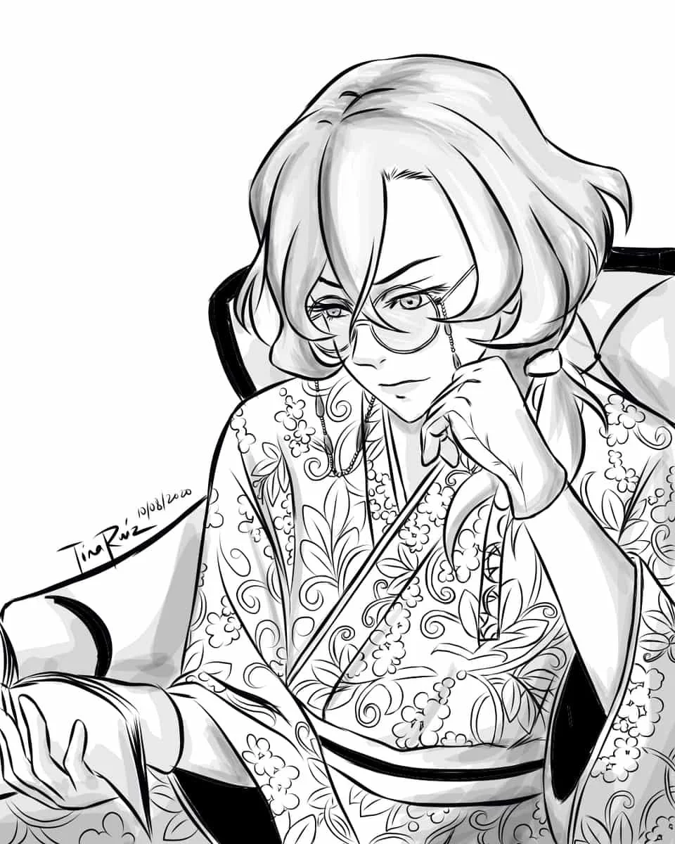 Chuuya Coloring Pages