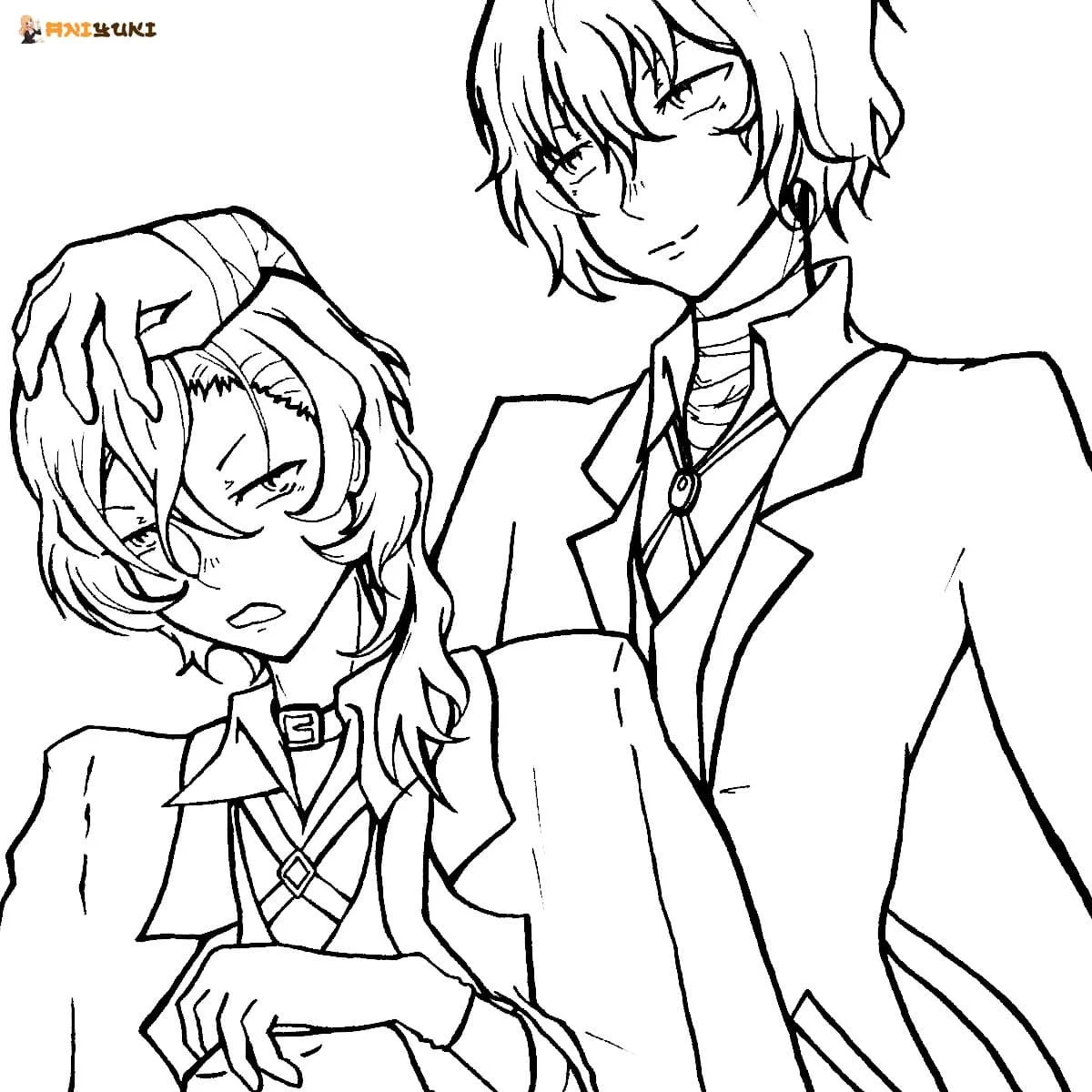 Chuuya Coloring Pages