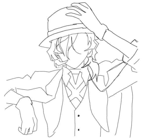 Chuuya Coloring Pages