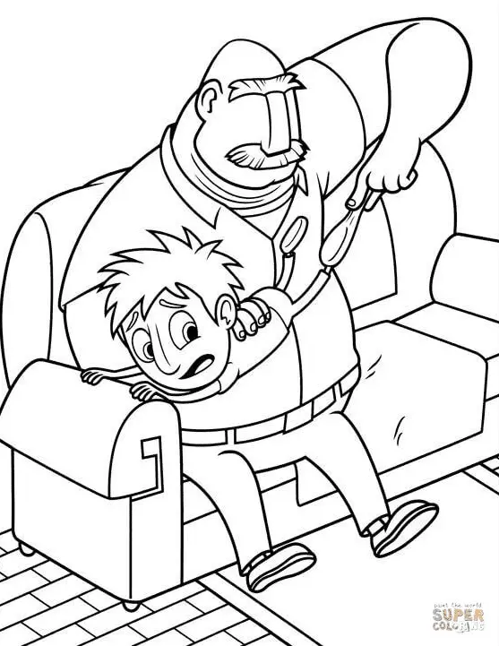 Cloudy with a Chance of Meatballs Coloring Pages
