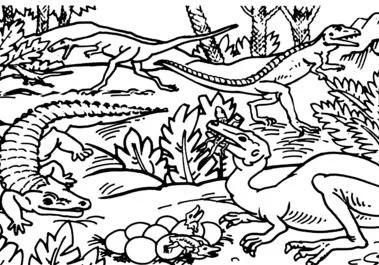 Coelophysis Coloring Pages
