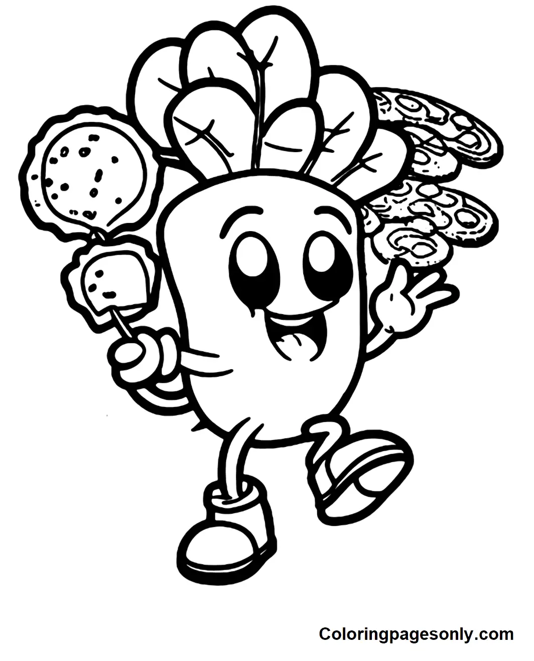 Cookie Coloring Pages