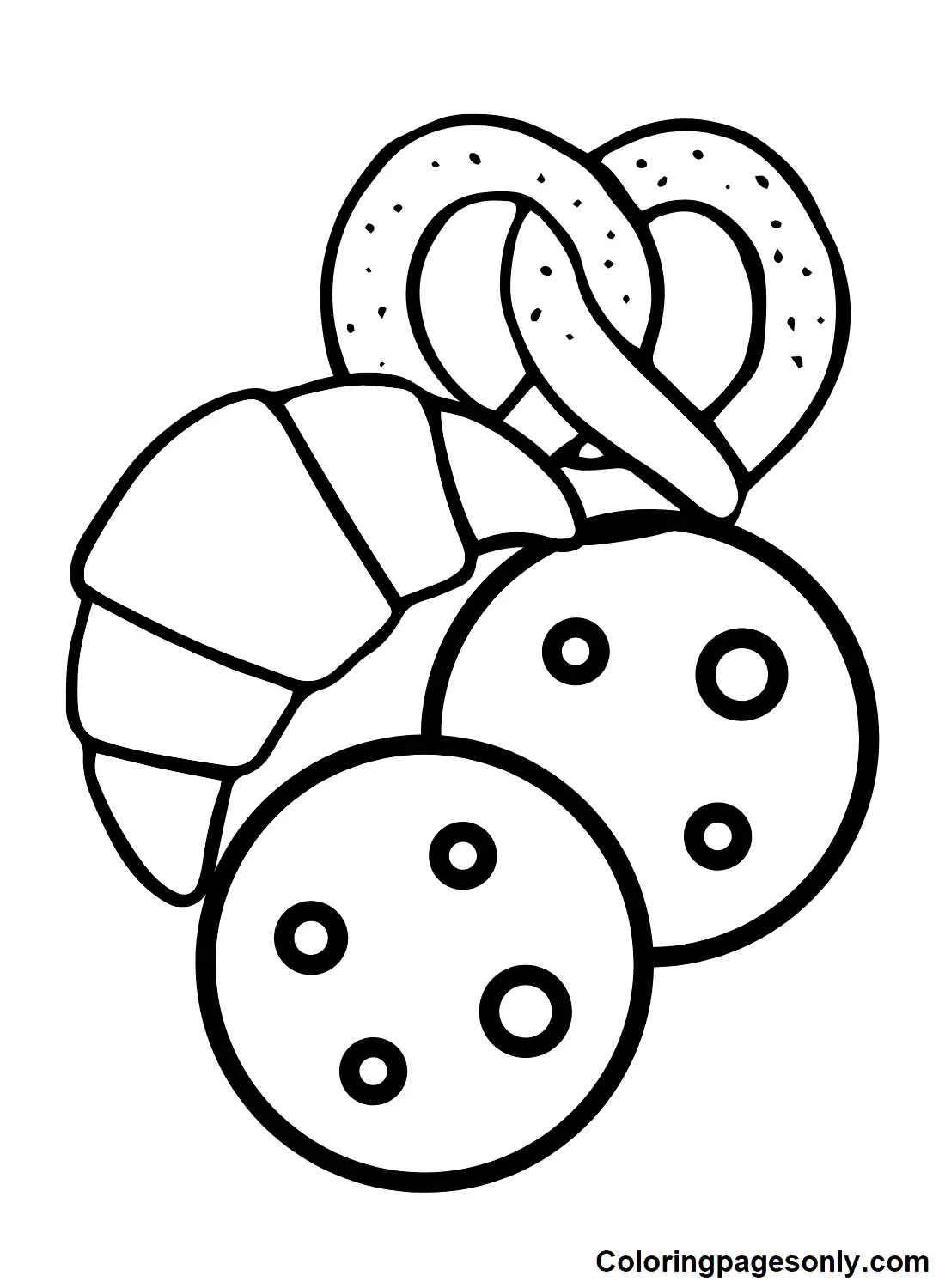 Cookie Coloring Pages