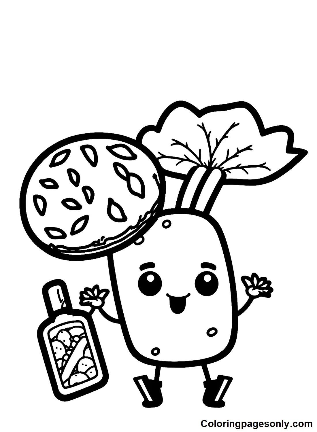 Cookie Coloring Pages