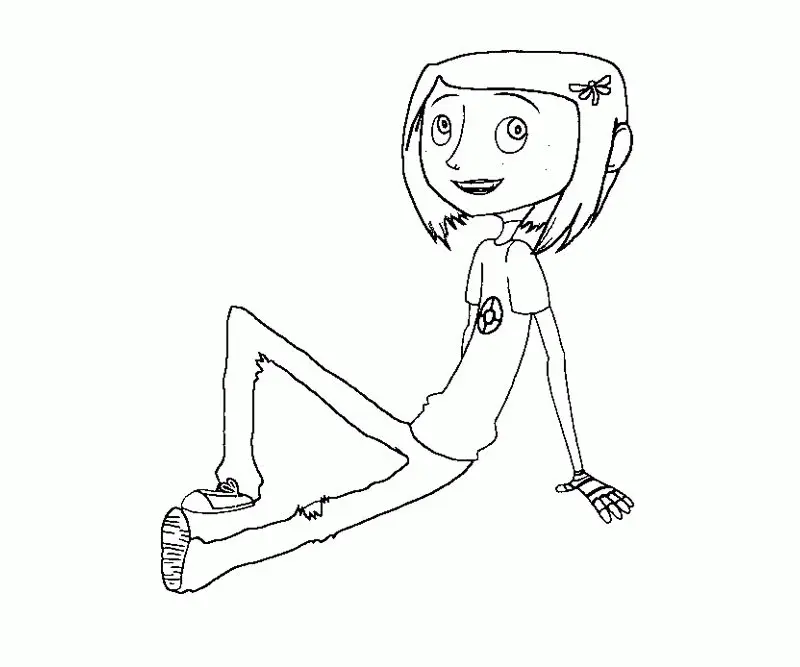 Coraline Coloring Pages