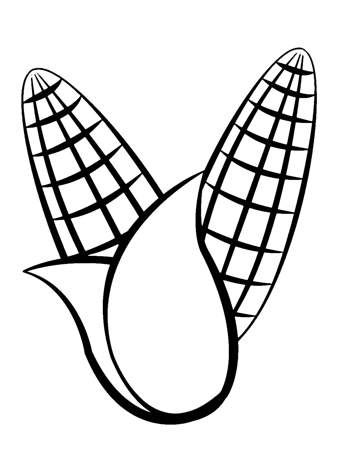 Corn Coloring Pages