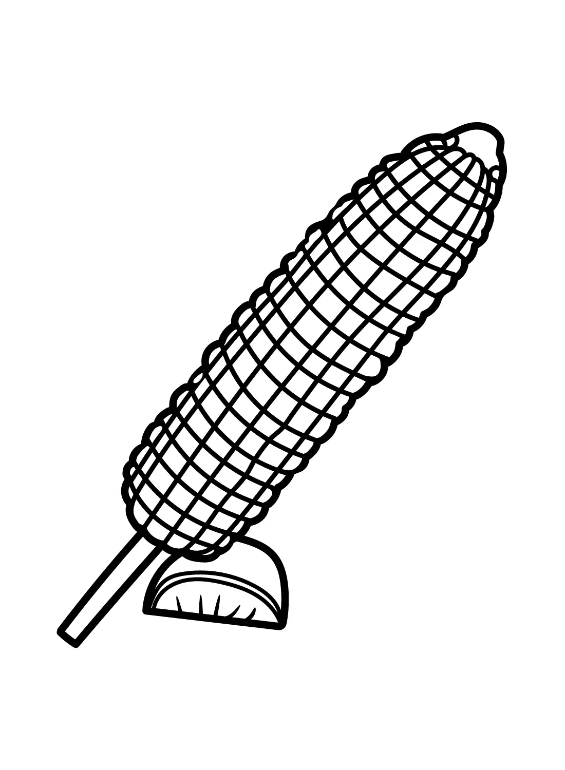 Corn Coloring Pages