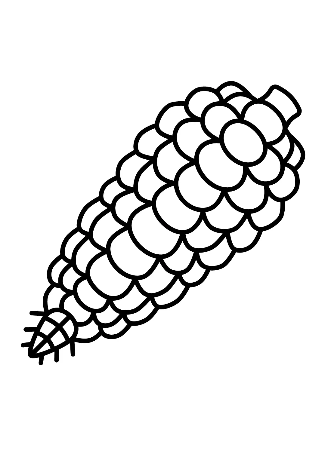 Corn Coloring Pages