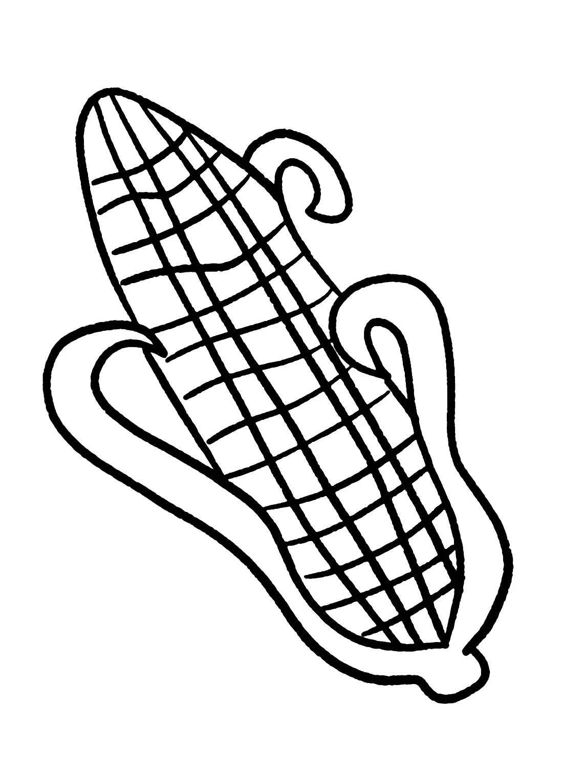 Corn Coloring Pages