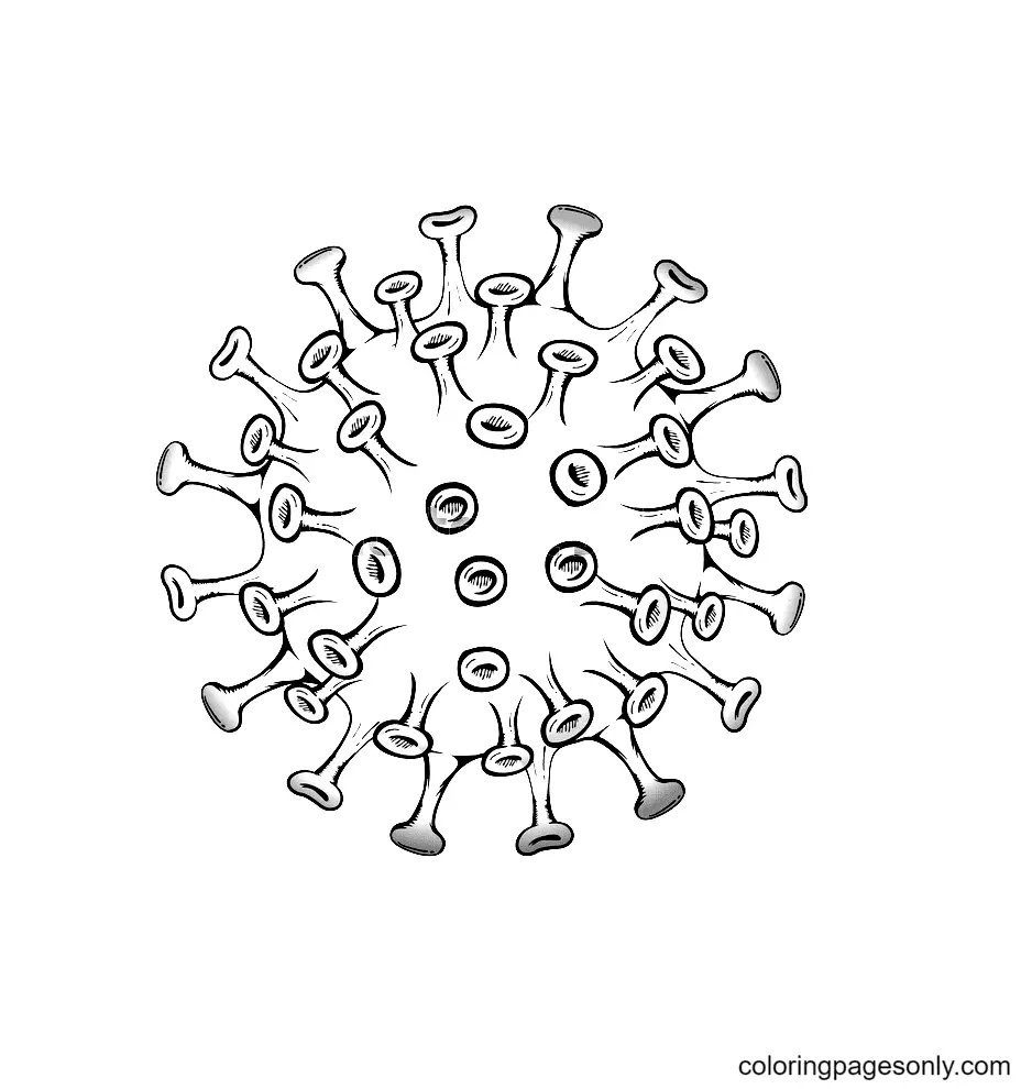 Corona Virus Covid 19 Coloring Pages