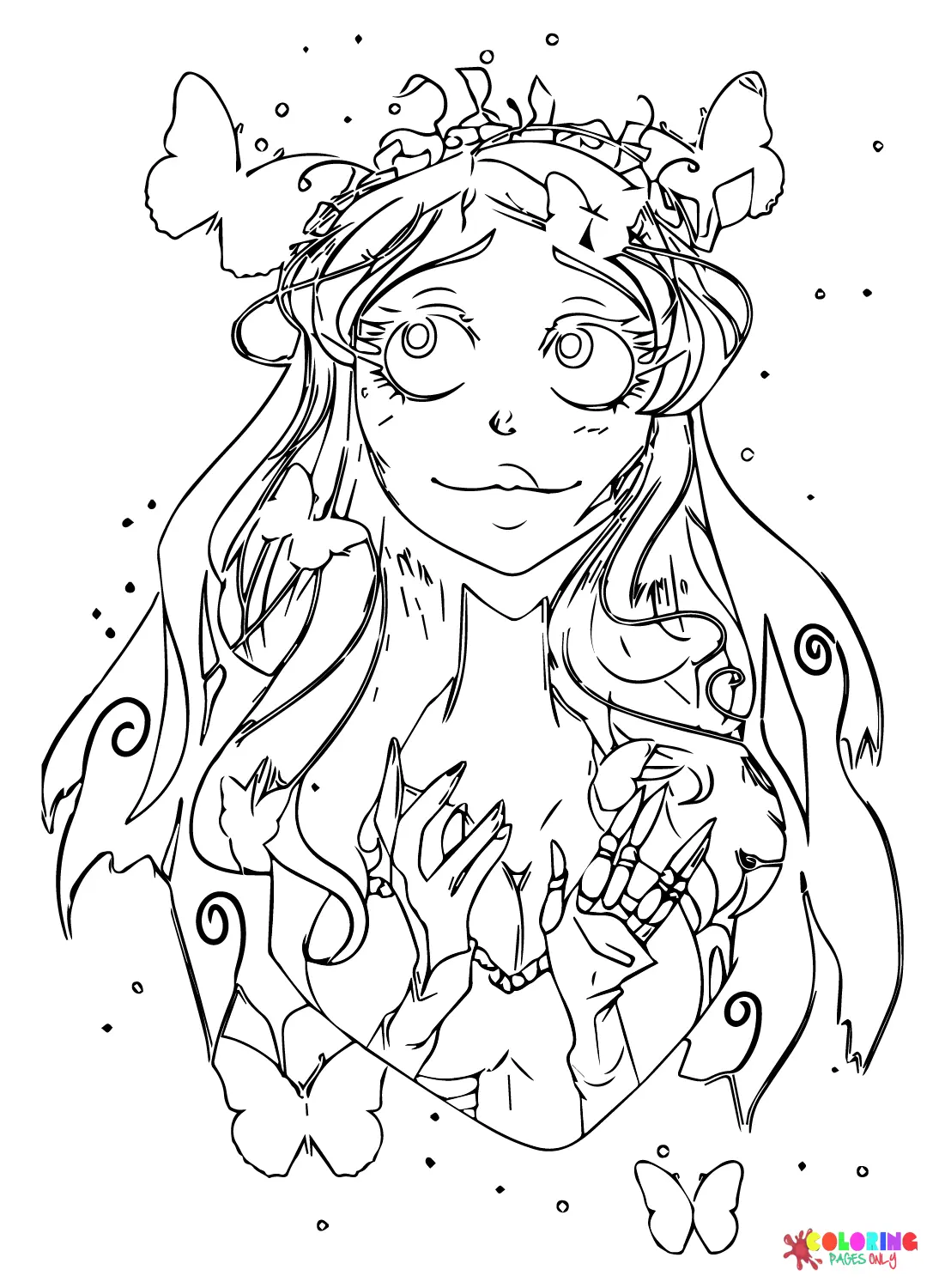 Corpse Bride Coloring Pages