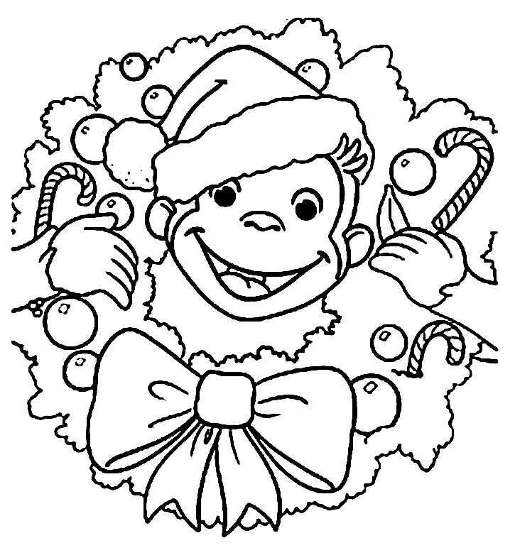 Curious George Coloring Pages