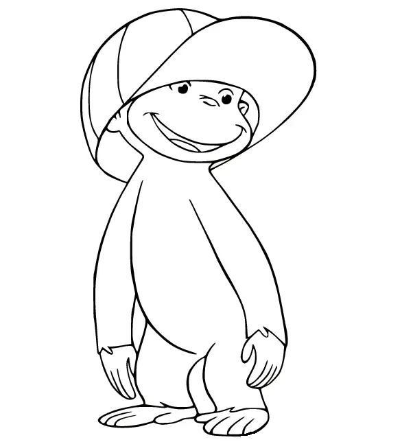 Curious George Coloring Pages