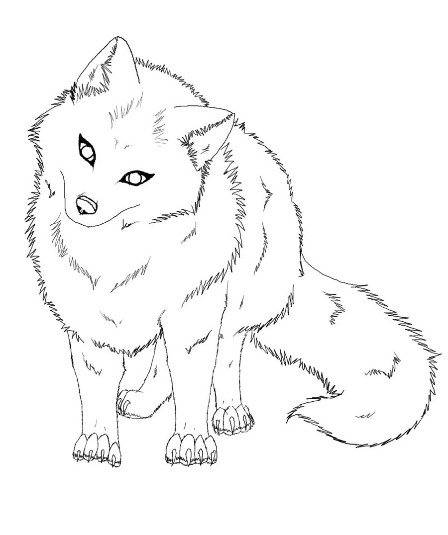 Cute Fox Coloring Pages