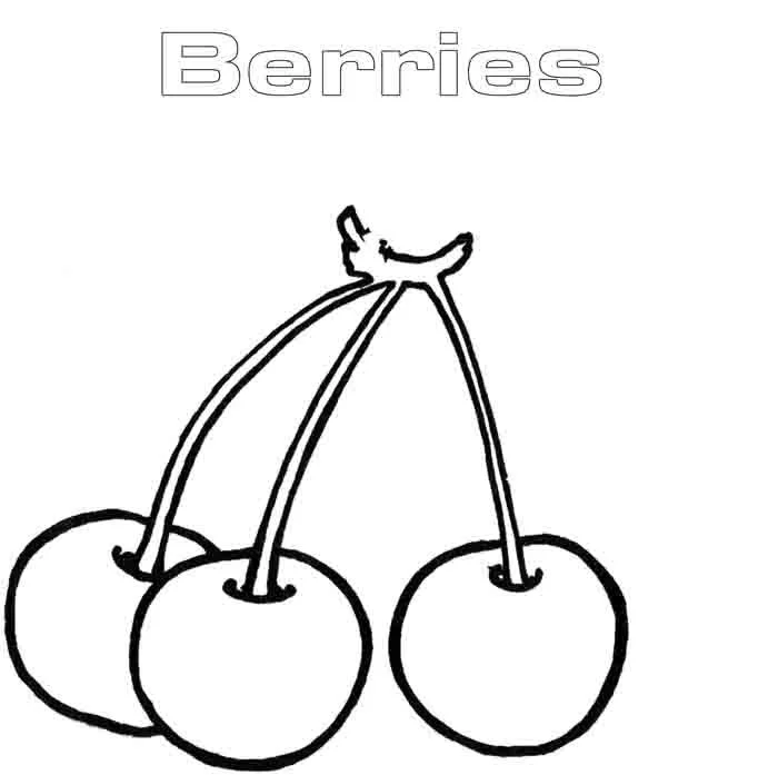 Cute Fruit Coloring Pages