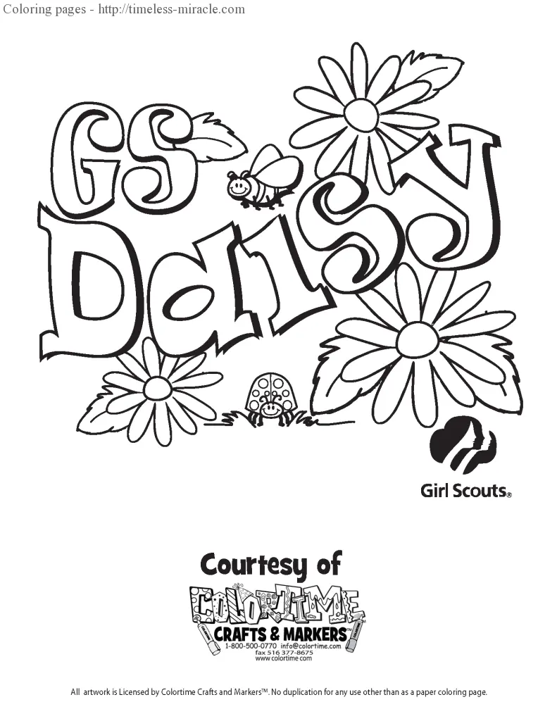 Daisies Coloring Pages