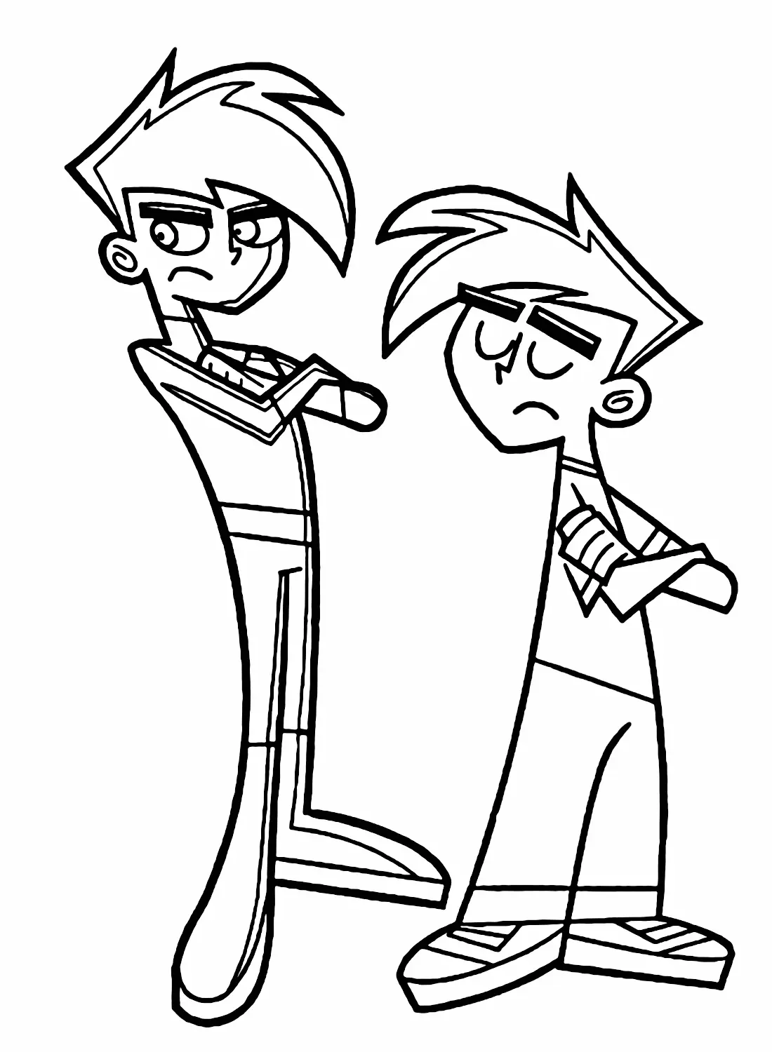 Danny Phantom Coloring Pages