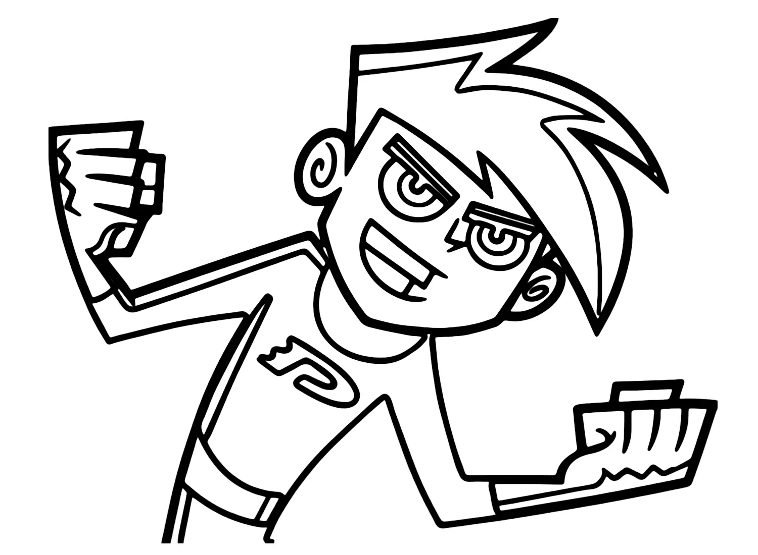 Danny Phantom Coloring Pages