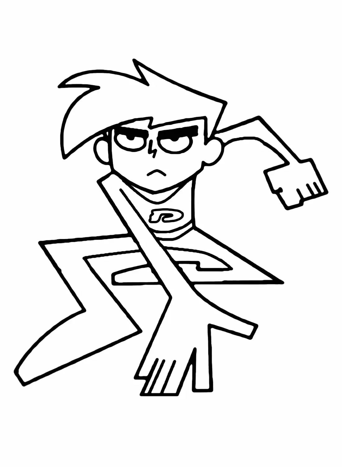 Danny Phantom Coloring Pages