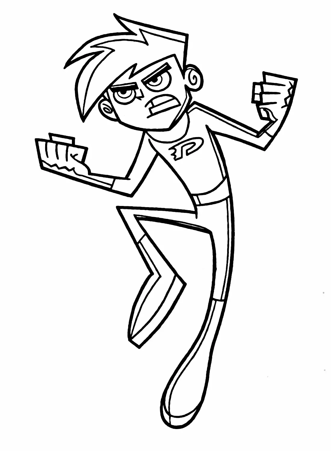 Danny Phantom Coloring Pages