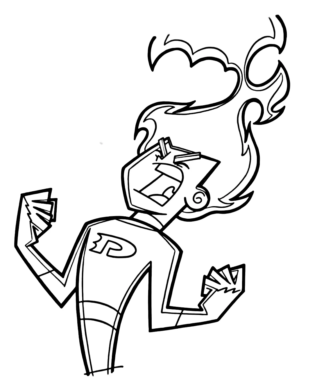 Danny Phantom Coloring Pages