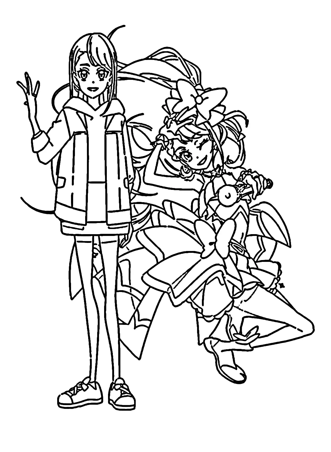 Delicious Party Pretty Cure Coloring Pages