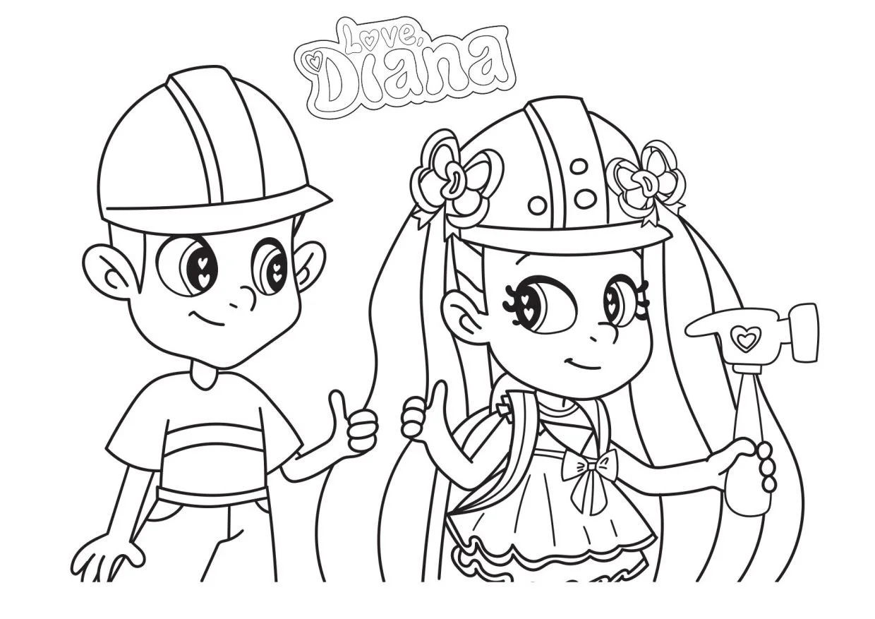 Diana And Roma Coloring Pages