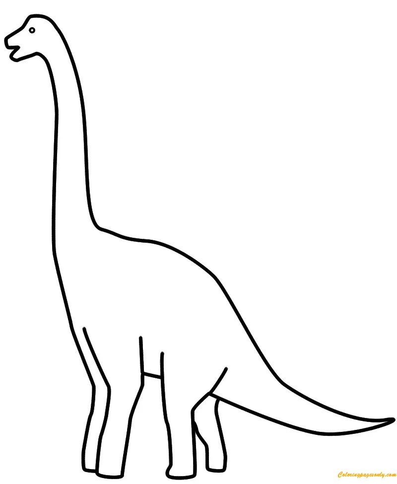 Diplodocus Coloring Pages