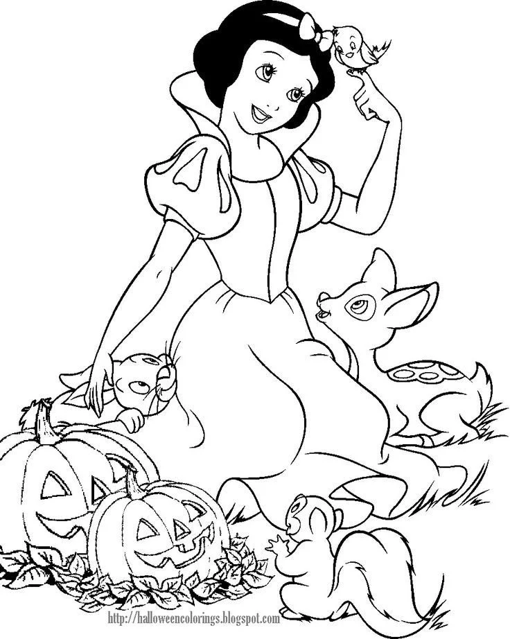 Disney Fall Coloring Pages