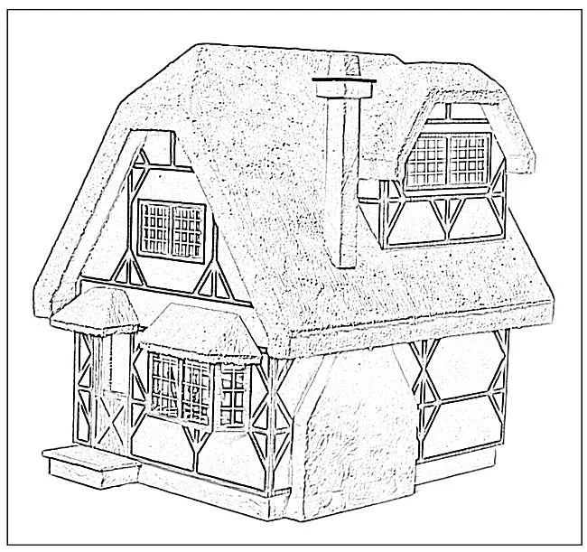 Dollhouse Coloring Pages