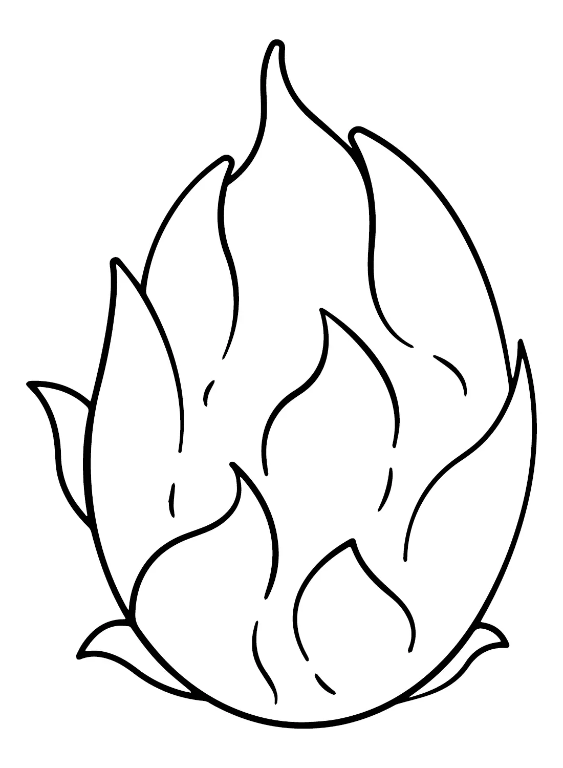 Dragon Fruit Coloring Pages