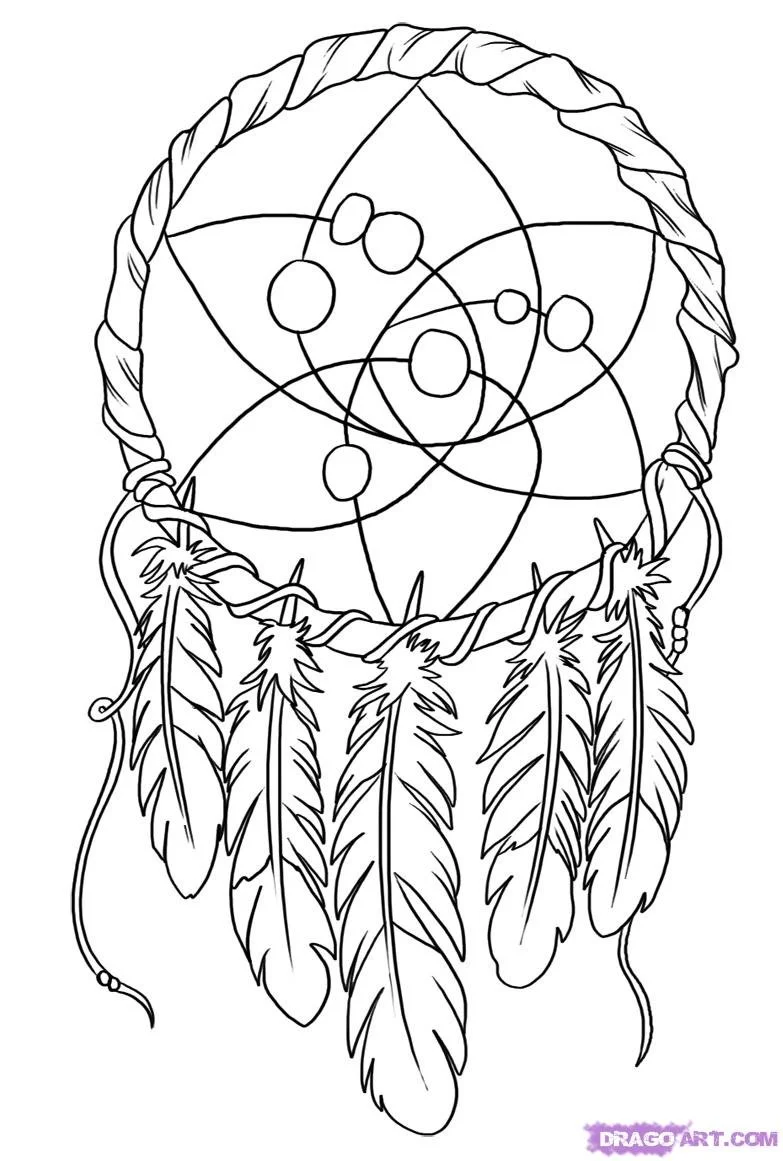 Dream Catcher Coloring Pages
