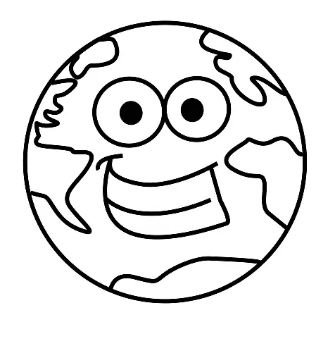 Earth Coloring Pages
