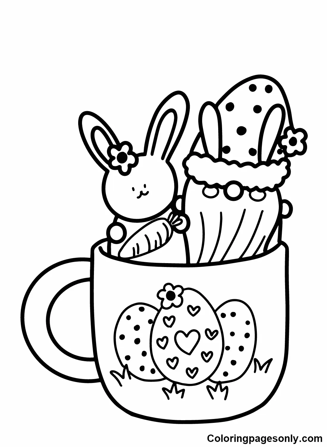 Easter Gnome Coloring Pages