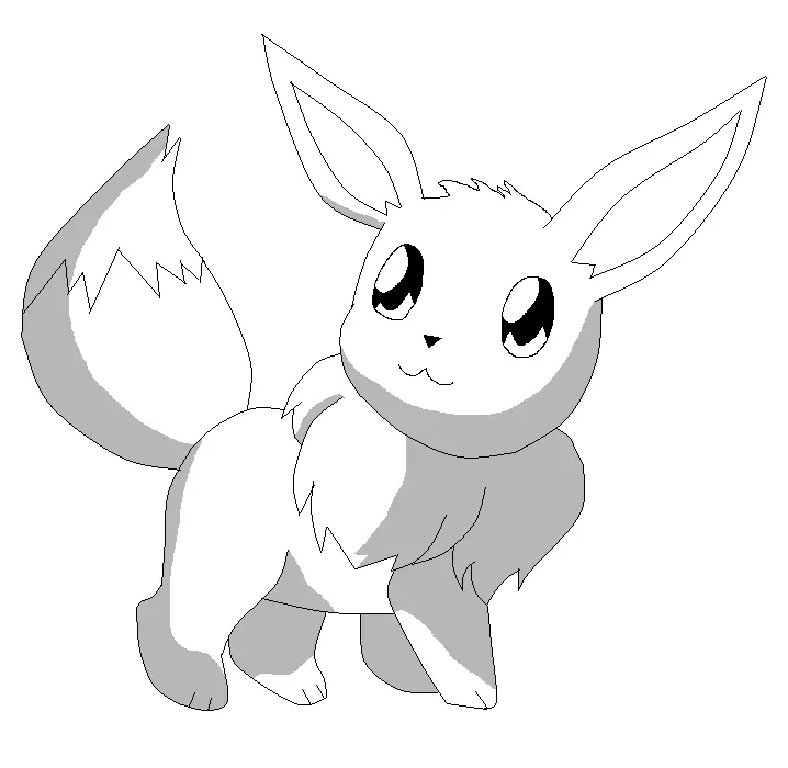 Eevee Pokemon Coloring Pages