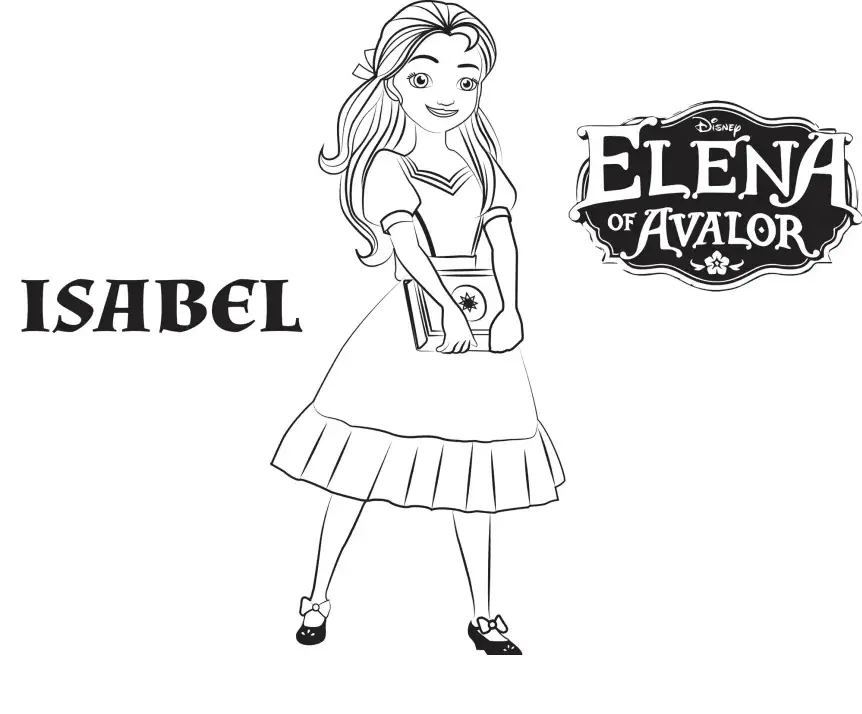 Elena of Avalor Coloring Pages