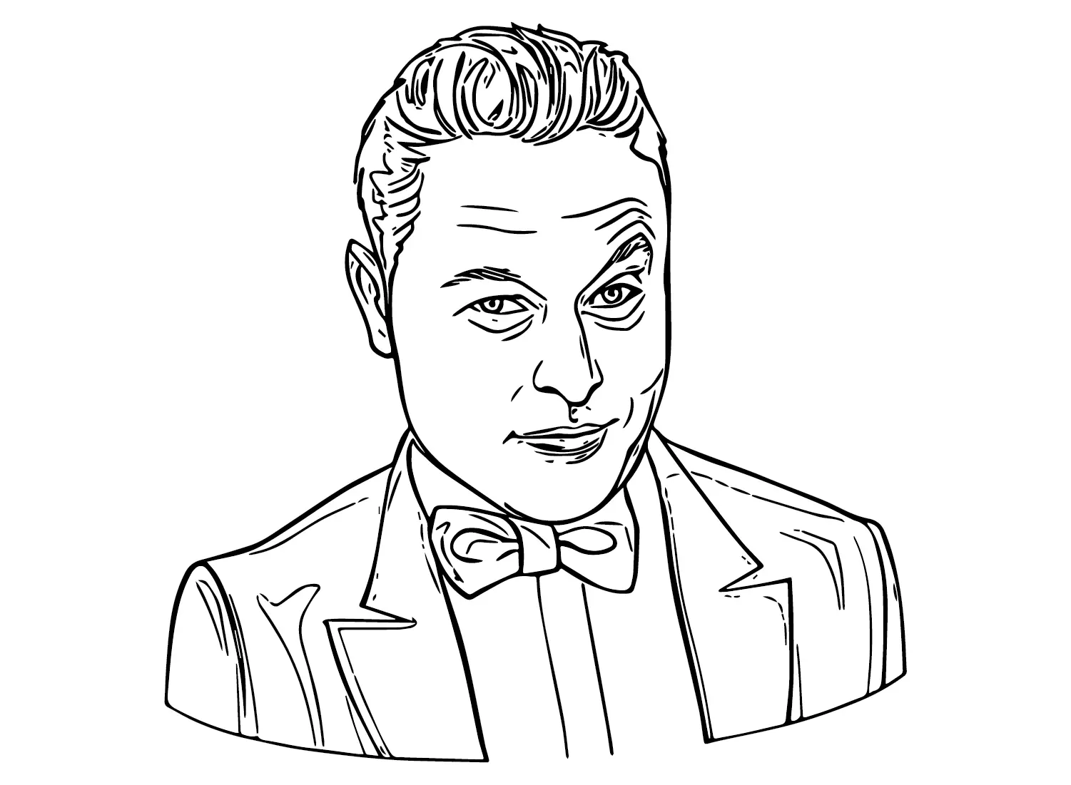 Elon Musk Coloring Pages