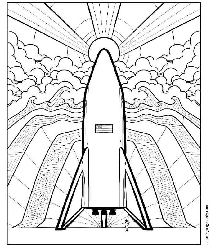 Elon Musk Coloring Pages