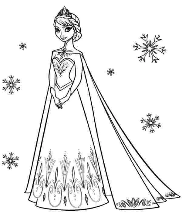 Elsa Coloring Pages