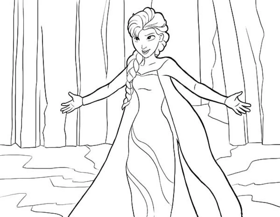 Elsa Coloring Pages