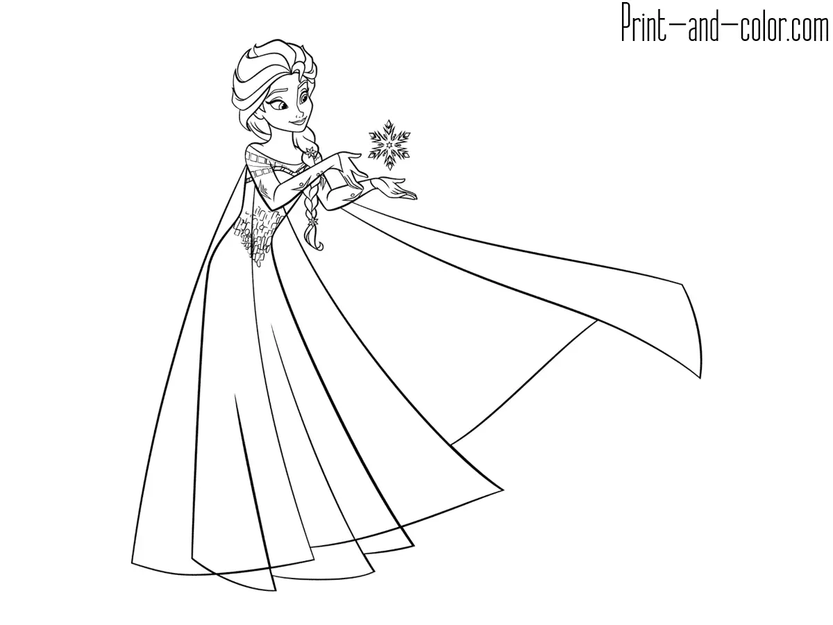 Elsa Coloring Pages