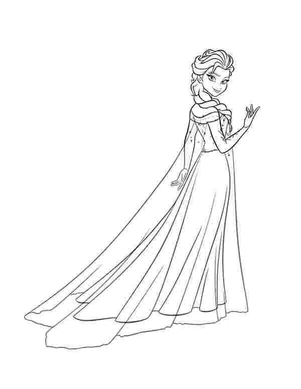 Elsa Coloring Pages