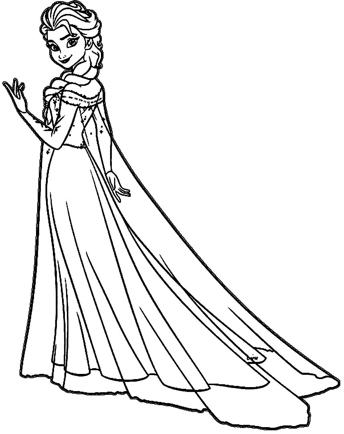 Elsa Coloring Pages