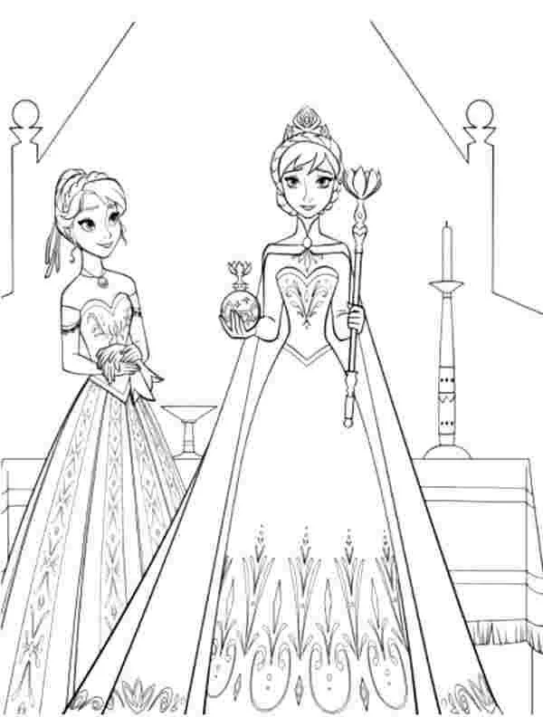 Elsa Coloring Pages