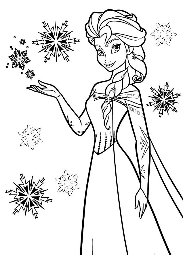 Elsa Coloring Pages