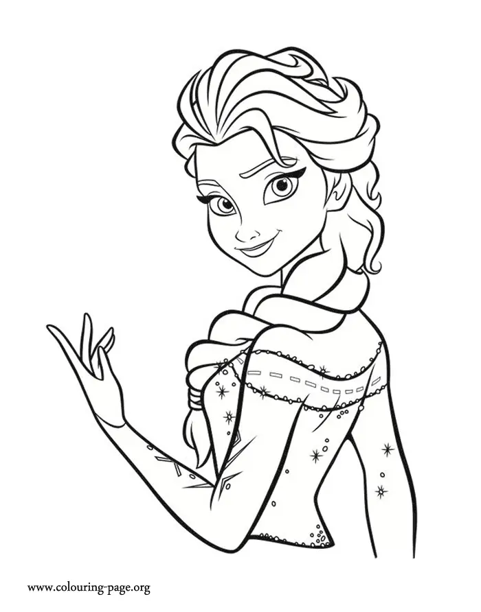 Elsa Coloring Pages