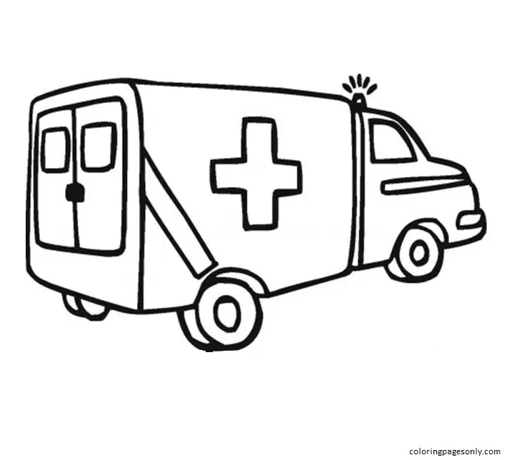 Emergency Coloring Pages