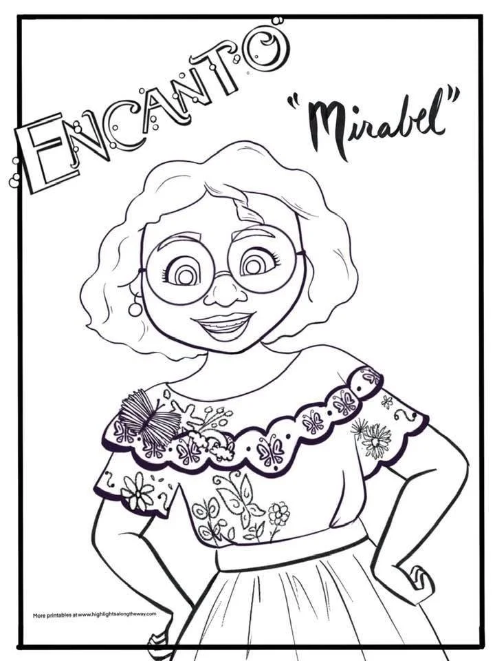 Encanto Coloring Pages